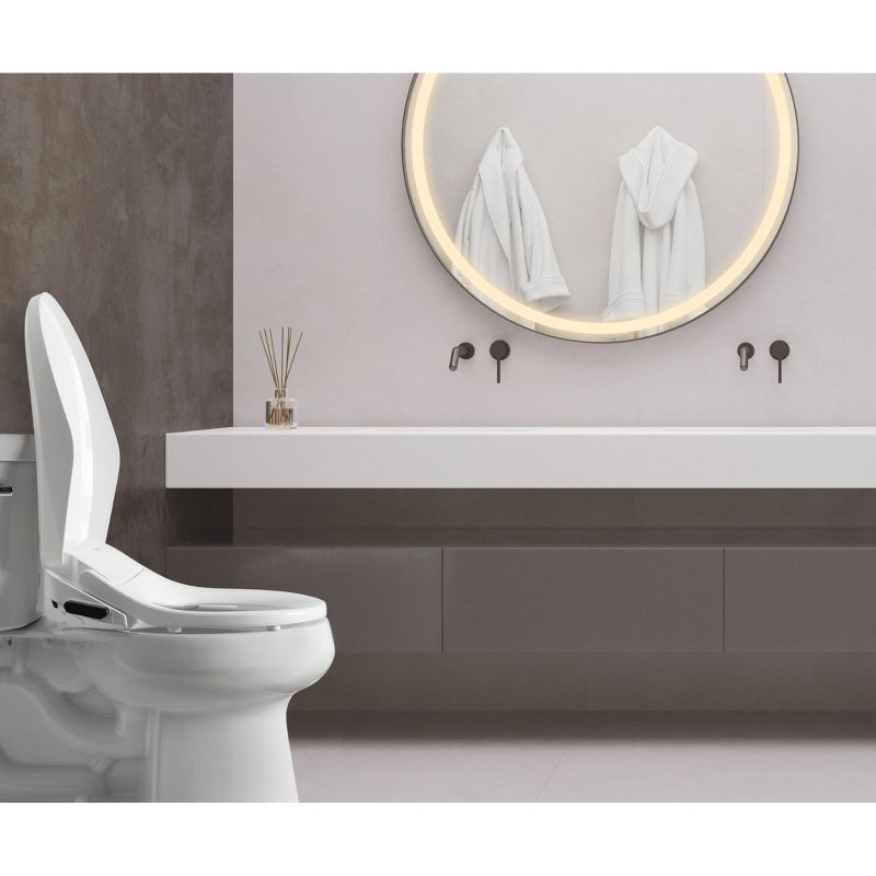 HLB-3000ER Electric Bidet Seat for Elongated Toilets White - Hulife