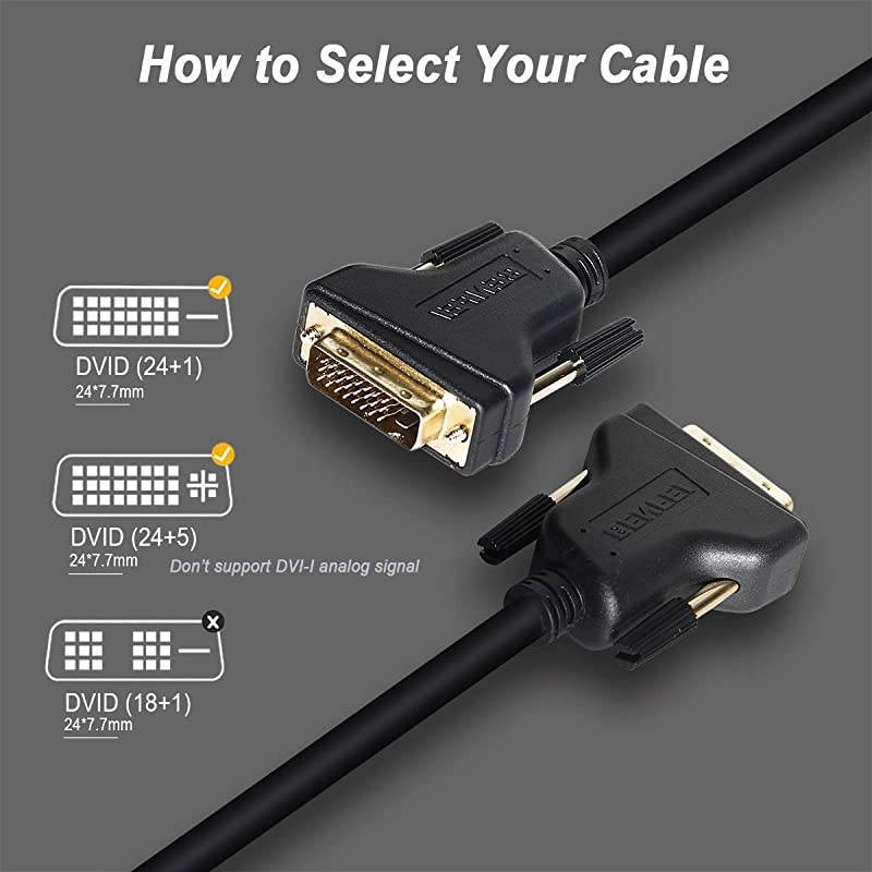 DVI to DVI Cable  DVID to DVID Dual Link 15 Feet Cable