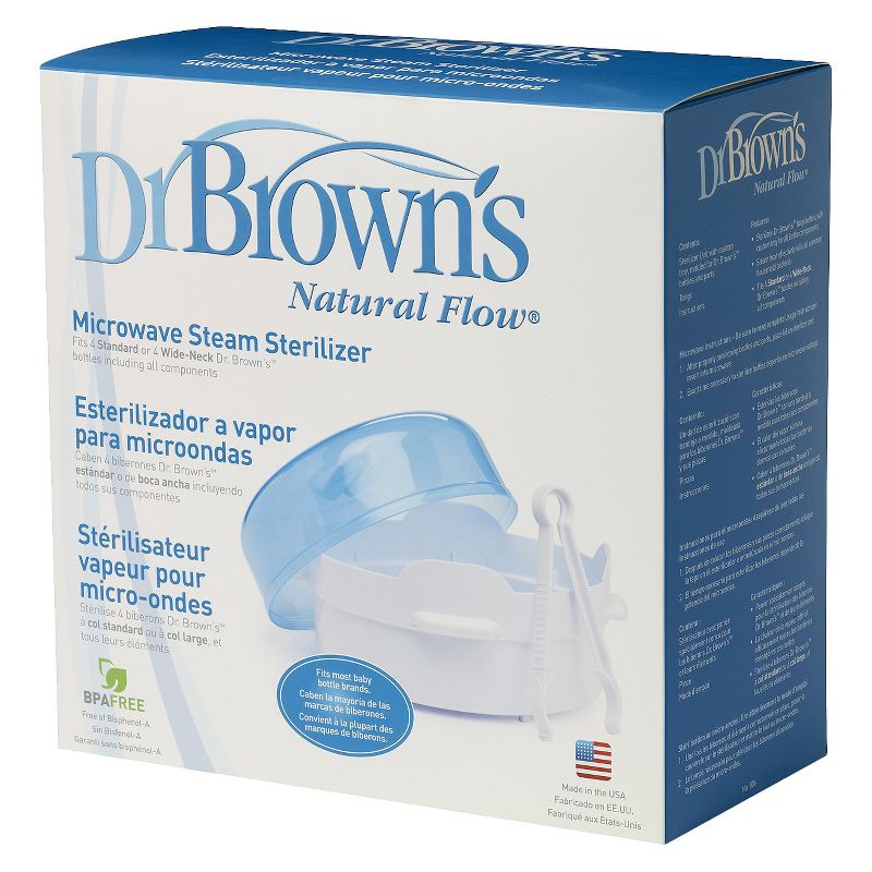 Nanobebe Baby Bottles Sippy Cups & Accessories Microwave Steam Sterilizer