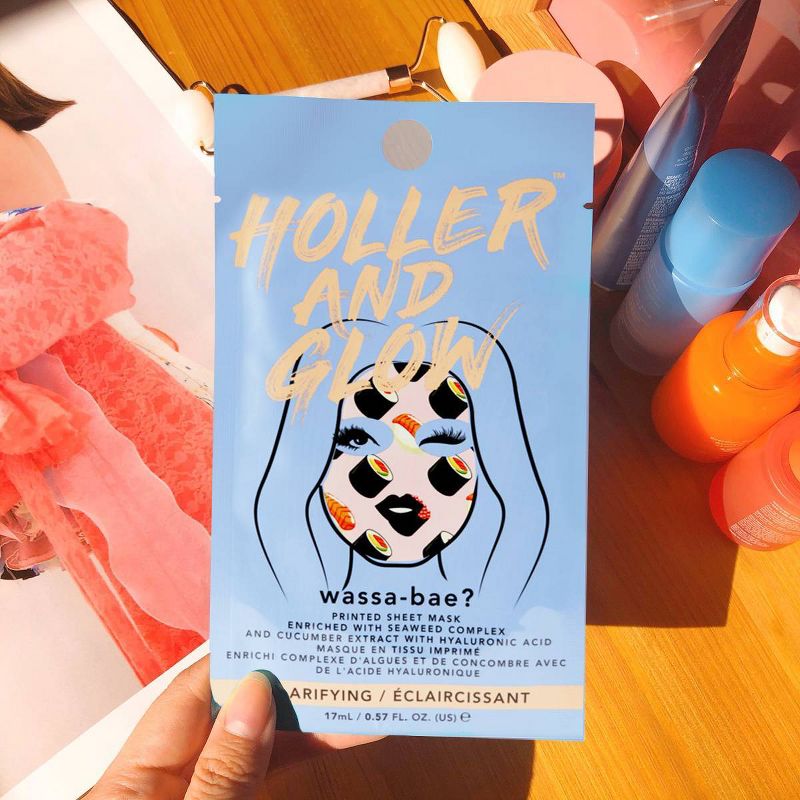 Holler and Glow Wassa-Bae Printed Sheet Mask - 0.68 fl oz