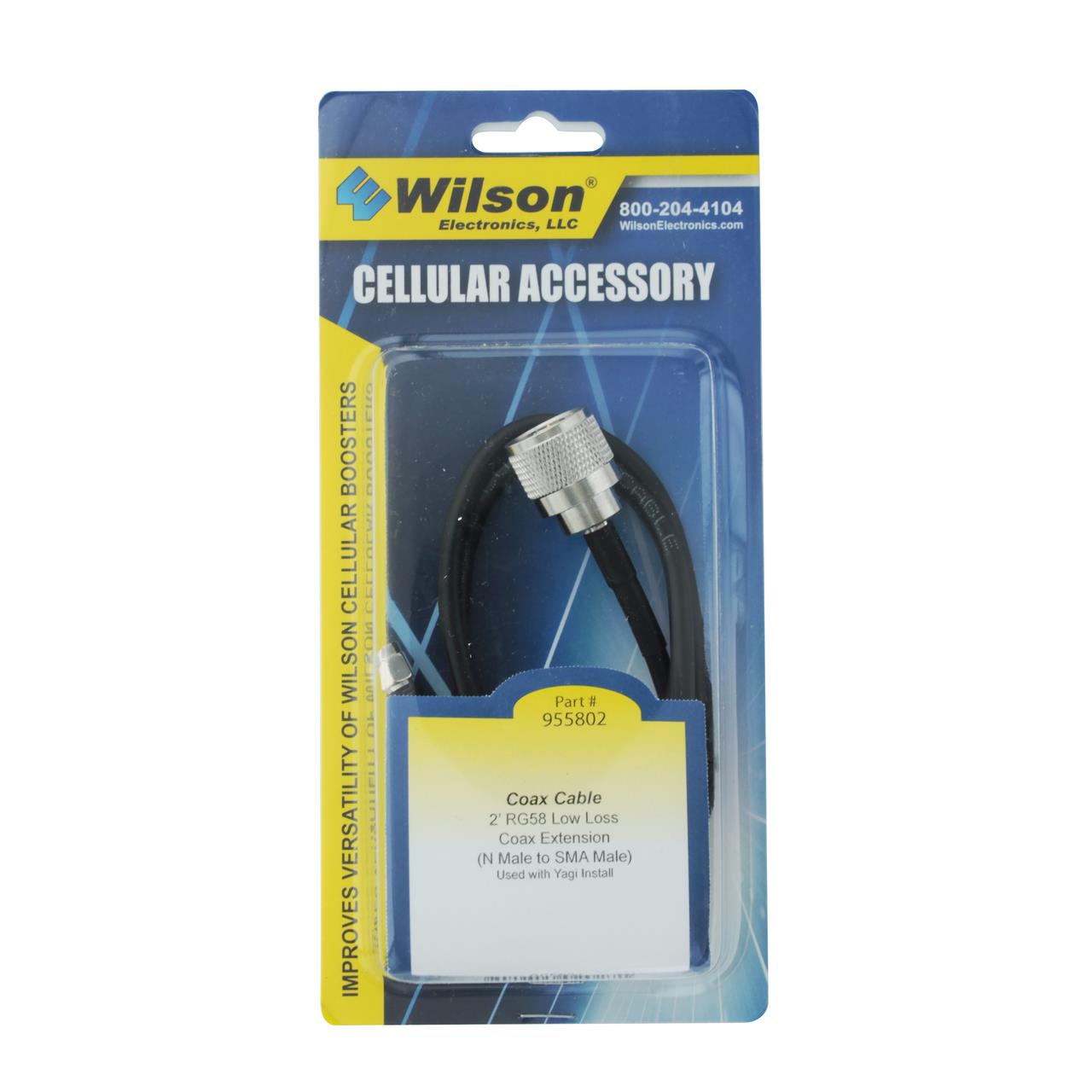 Wilson 2' RG58 Coax Cable N-Male / SMA-Male - 955802