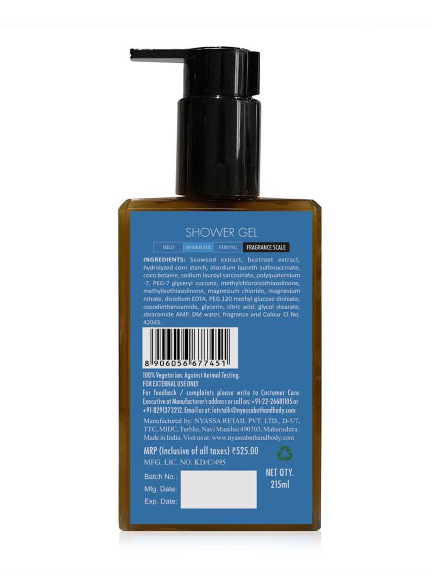 Nyassa Refreshing Under The Ocean Shower Gel - 215 ml