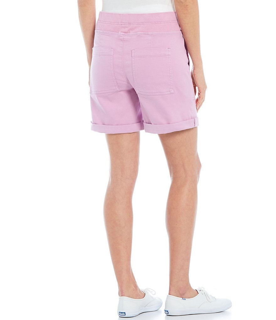 NYDJ Stretch Twill Drawstring Cargo Shorts