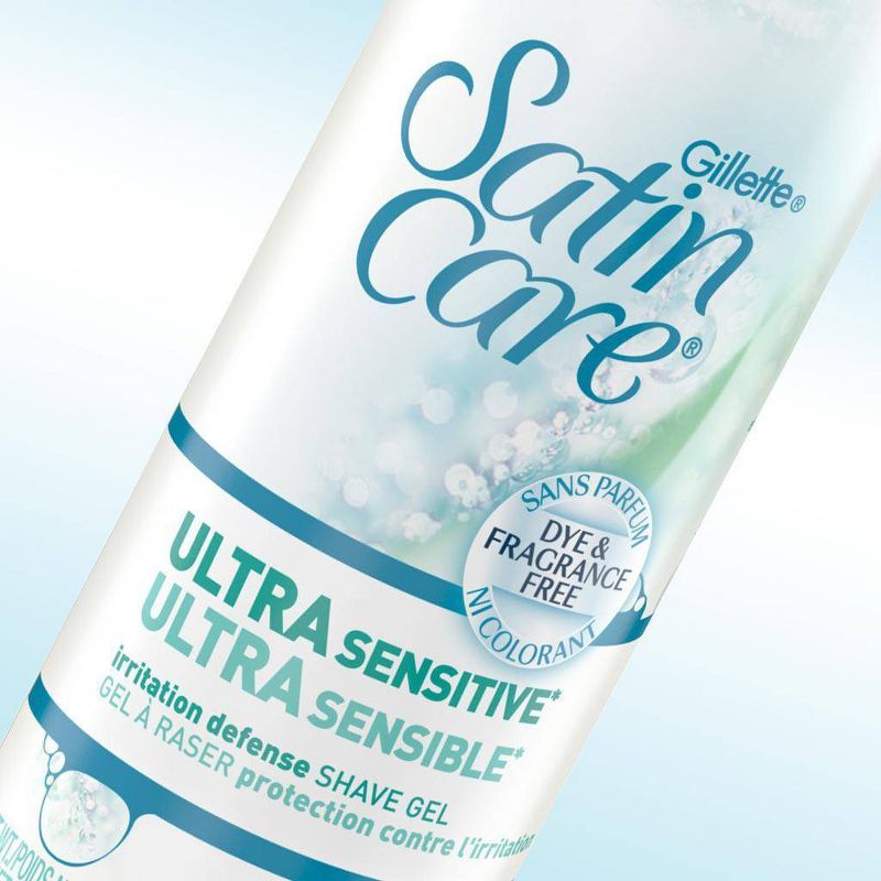 Gillette Satin Care Ultra Sensitive Women's Shave Gel - 7oz