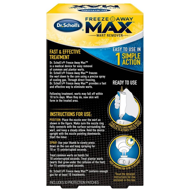 Dr. Scholl's Freeze Away Max Wart Treatment - 10ct