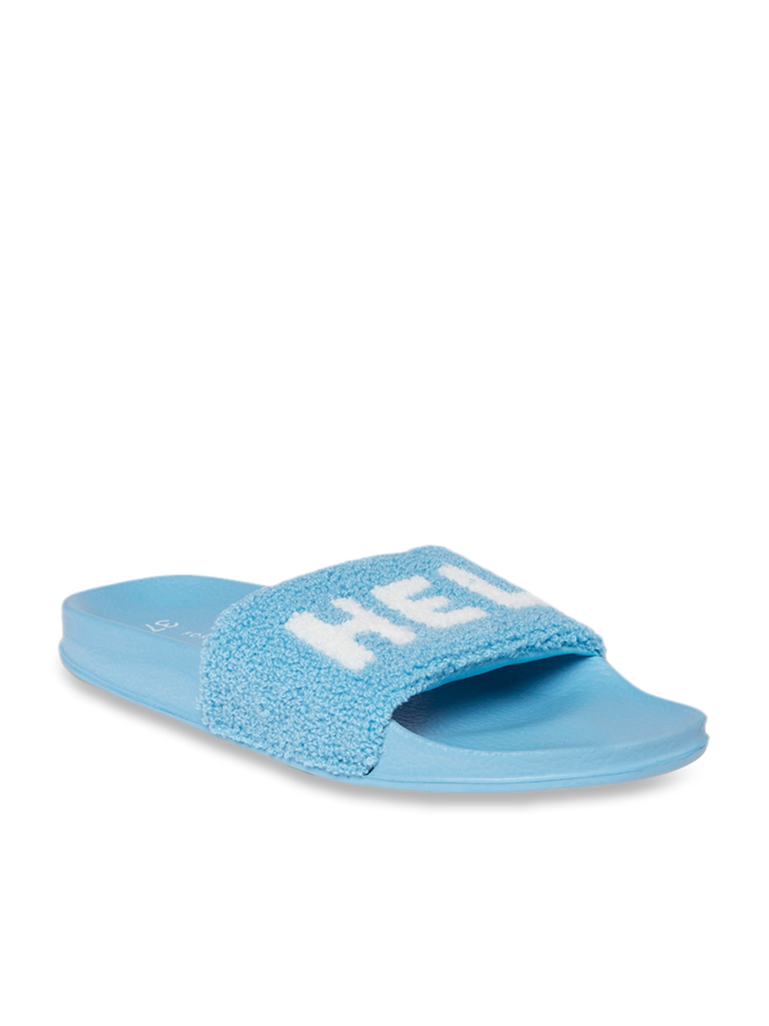 Forever Glam by Pantaloons Women's Blue Slides