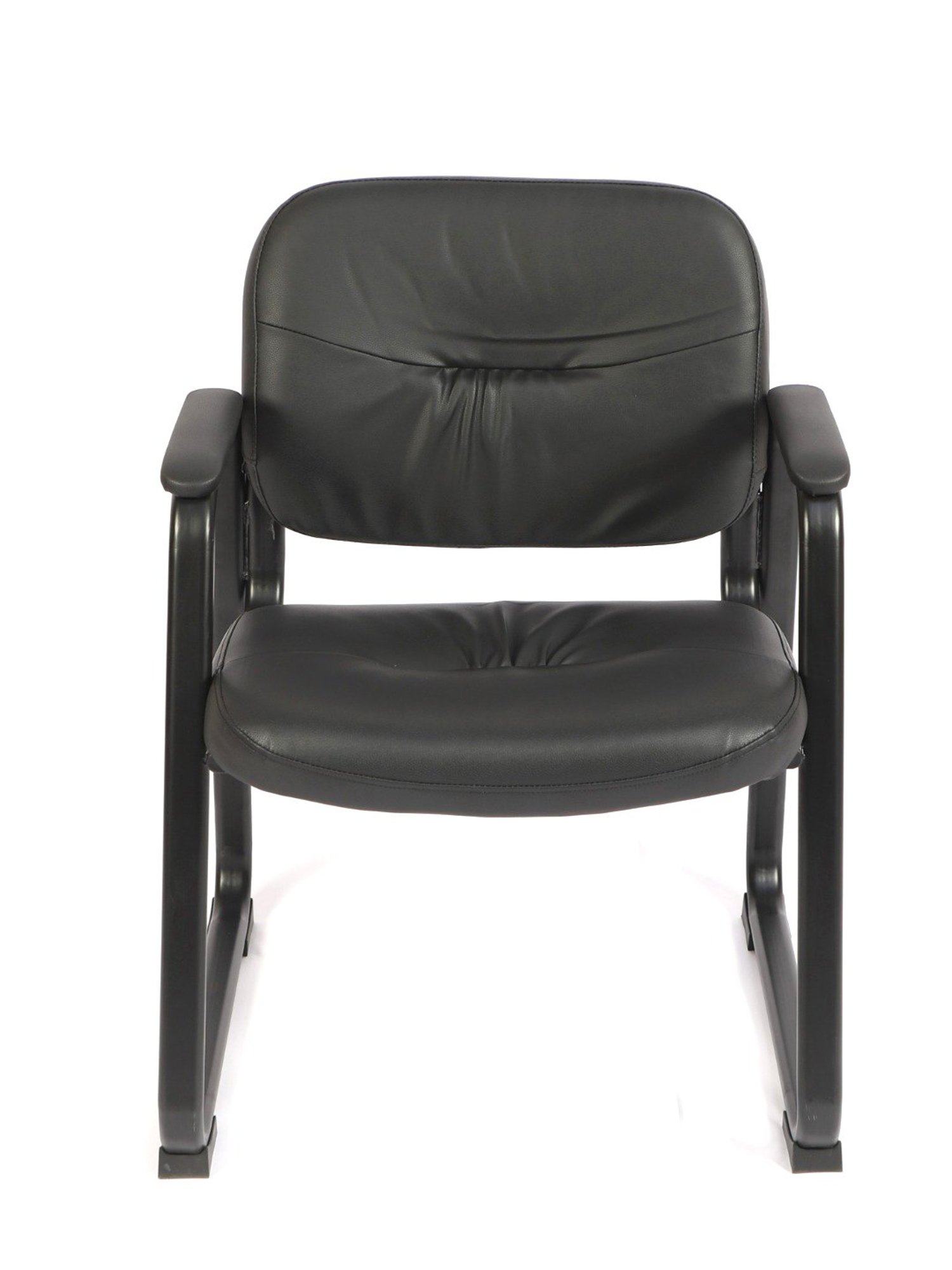 HNI India OFM Essentials Black Leather Executive Side Chair