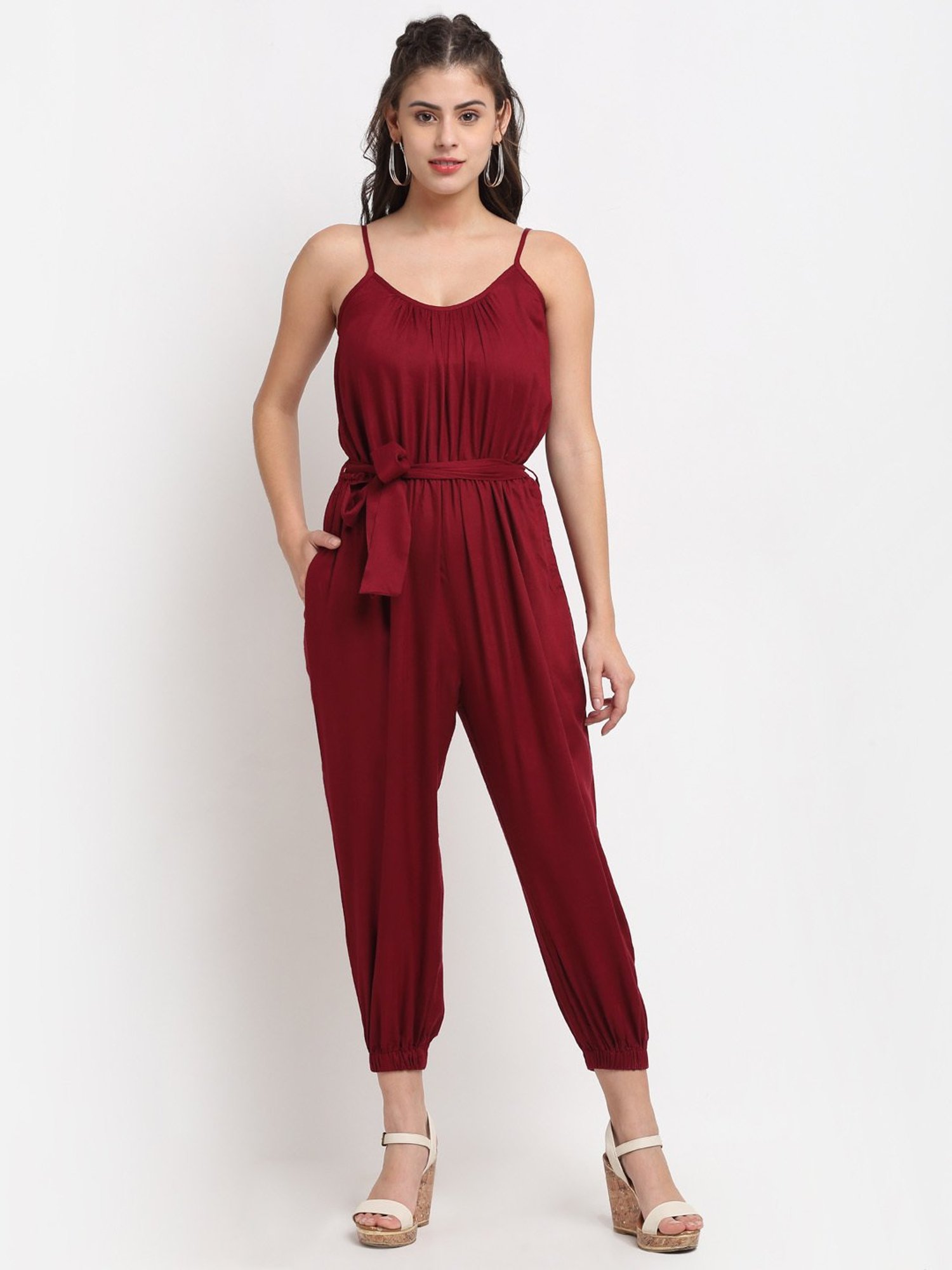 BRINNS Maroon Jumpsuit