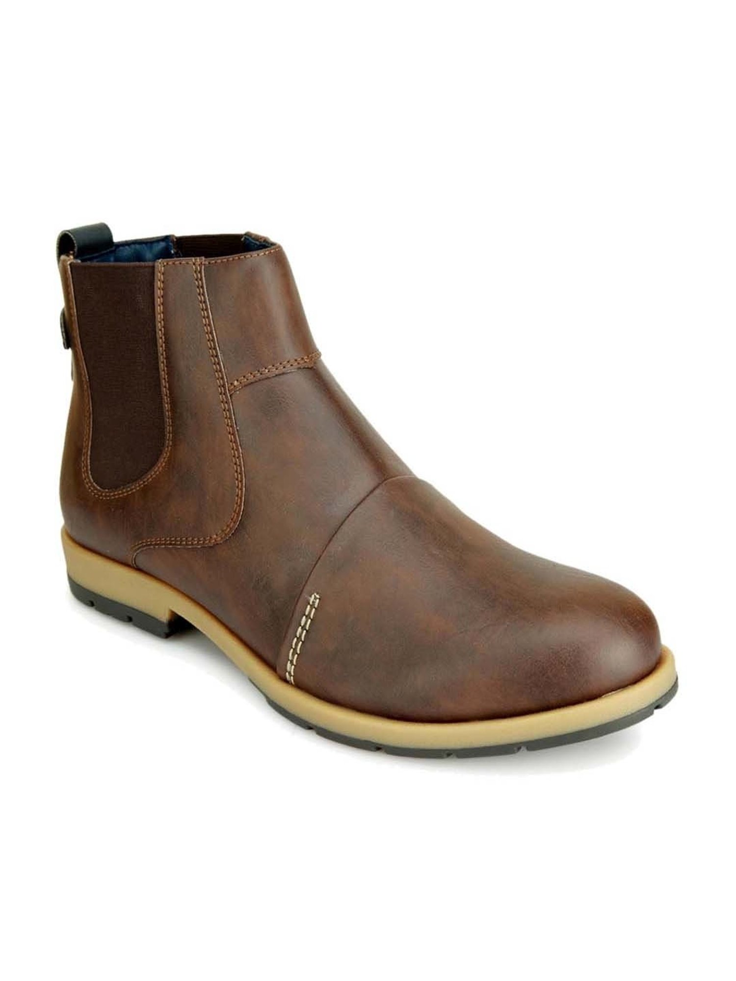 ID Men's Mocha Chelsea Boots