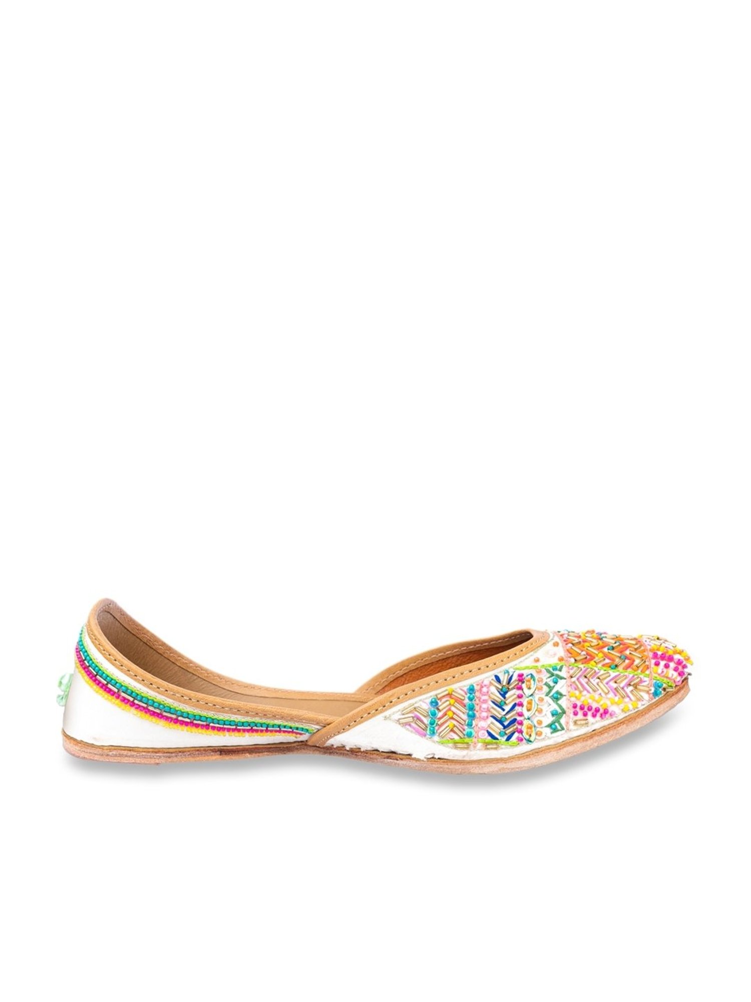 NR by Nidhi Rathi Women's Multicolor Ethnic Juttis