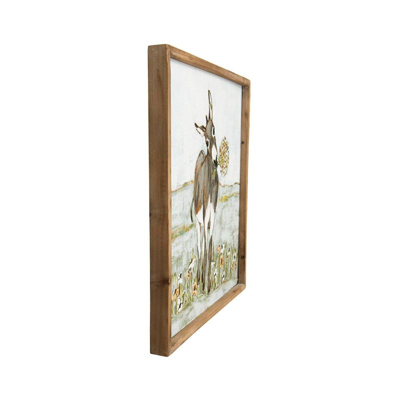 Donkey Framed Wall Canvas Art - 3R Studios