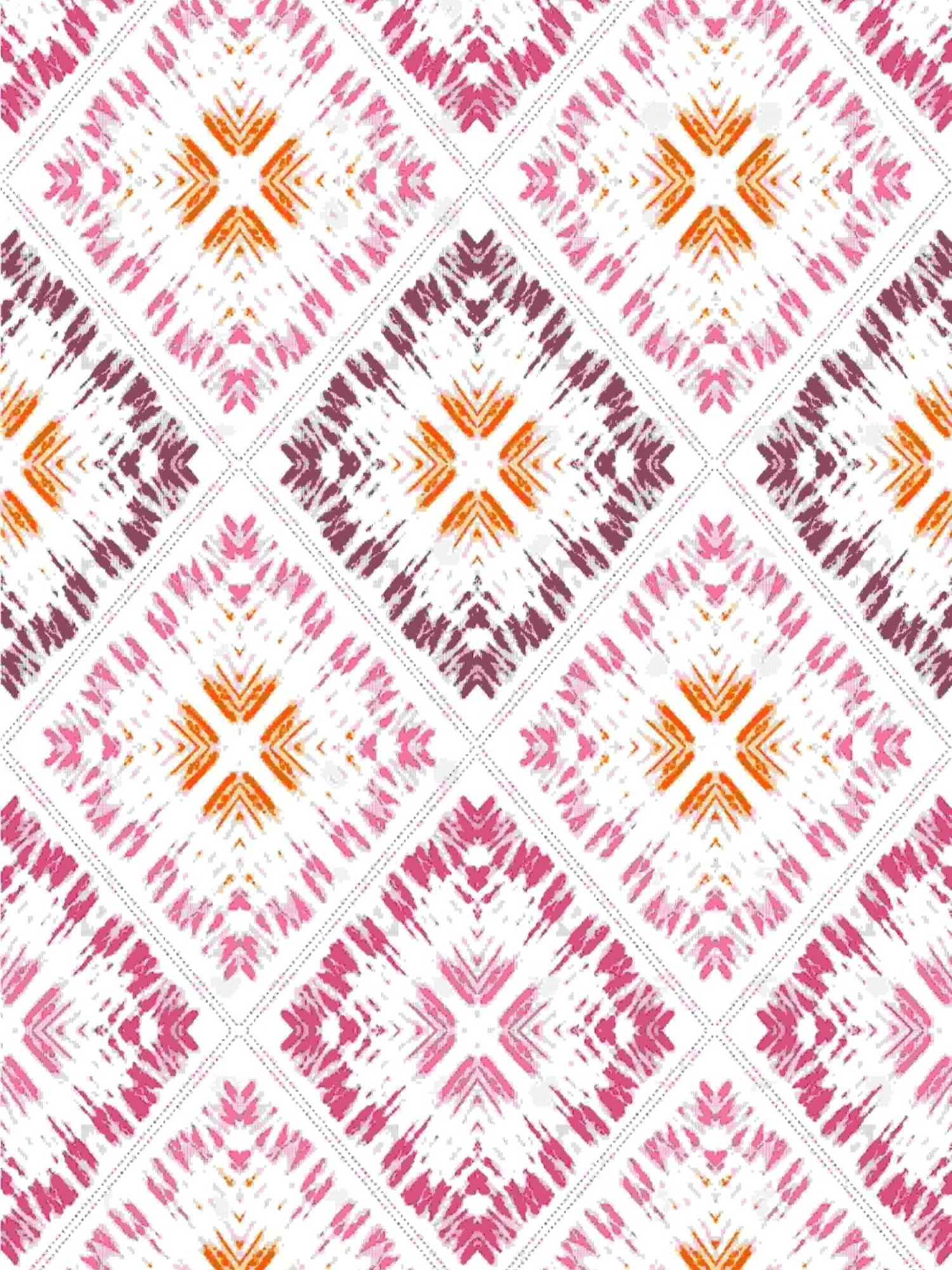 My Room Abstract Multicolor 140 TC Cotton Queen Bed Sheet with 2 Pillow Covers