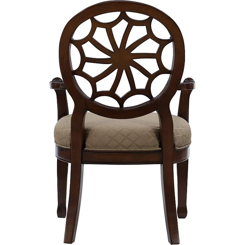 Powell Spider Web Back Accent Chair