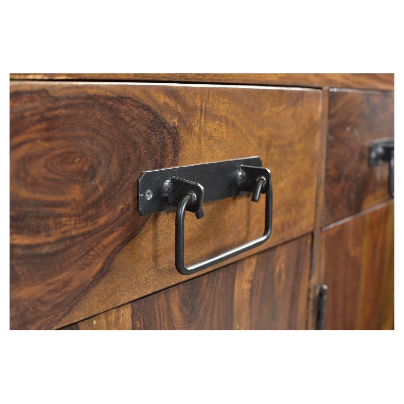 Carmel Sideboard Dark Brown/Black - Chique