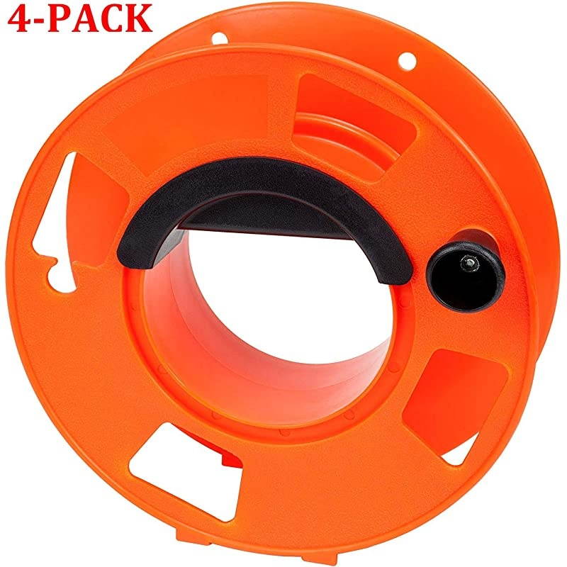 Cord Storage Reel with Center Spin Handle 100Feet 4Pack