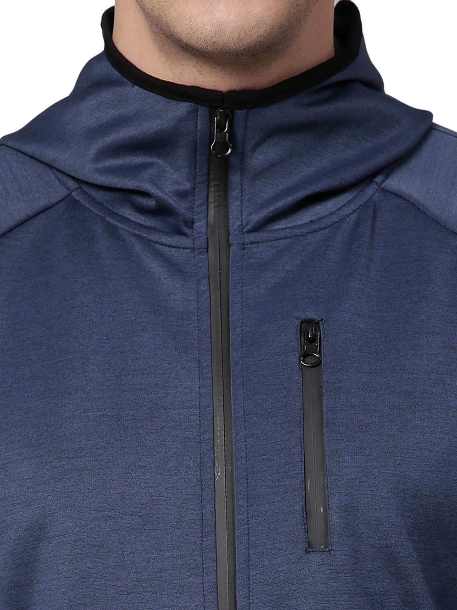 Slowave Navy Regular Fit Tracksuits