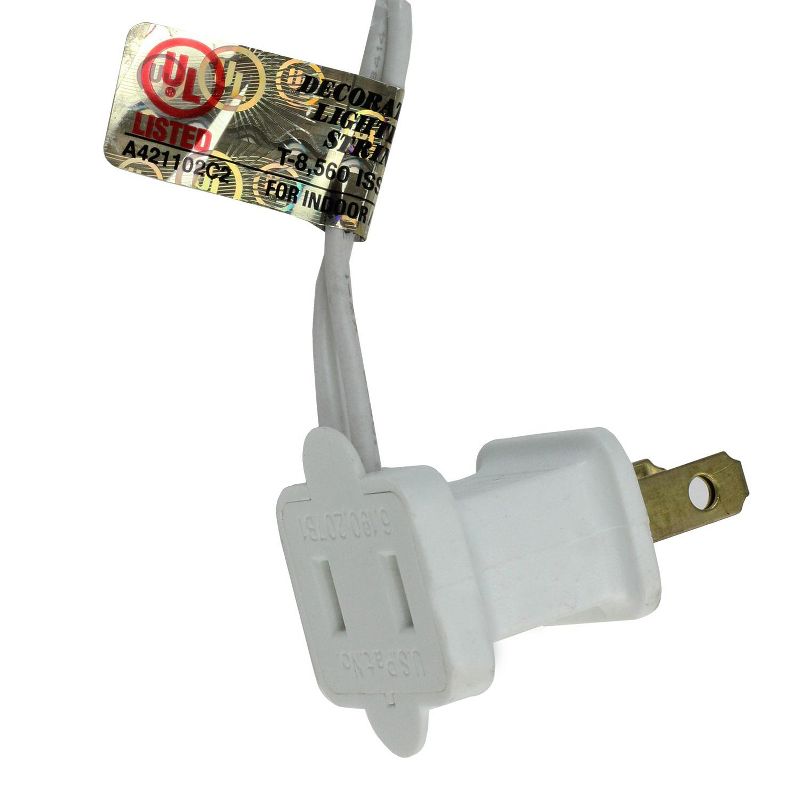 Brite Star 50ct Mini Window Curtain Icicle Lights Multi-Color - 32' White Wire