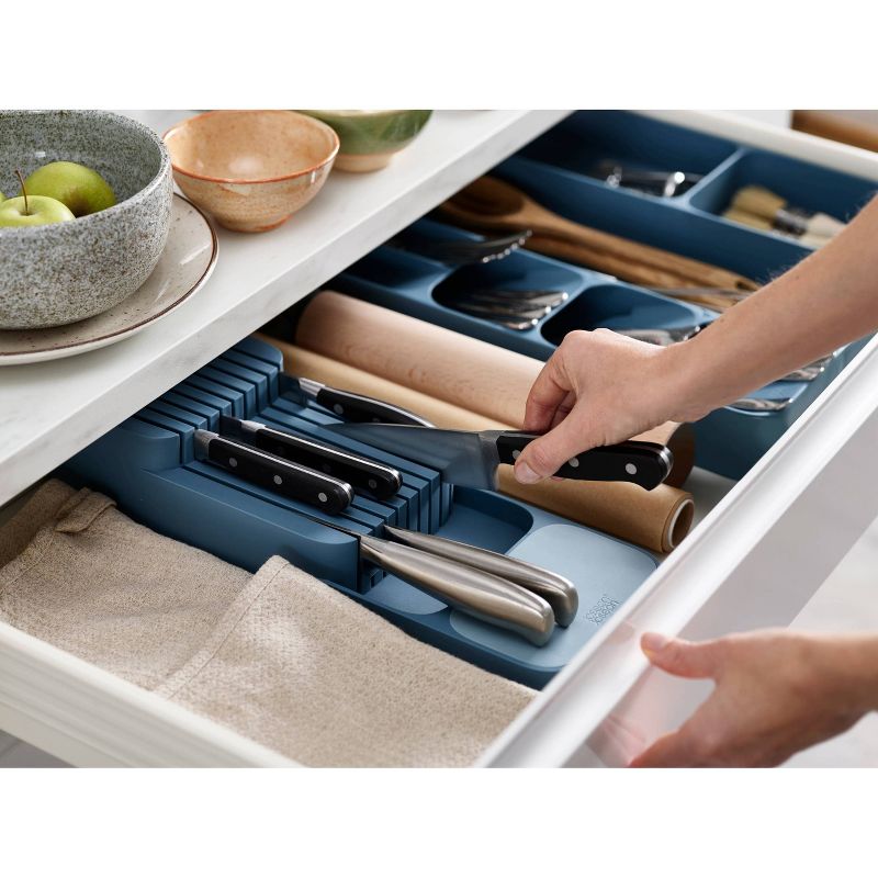 Joseph Joseph DrawerStore 2-Tier Knife Organizer - Sky
