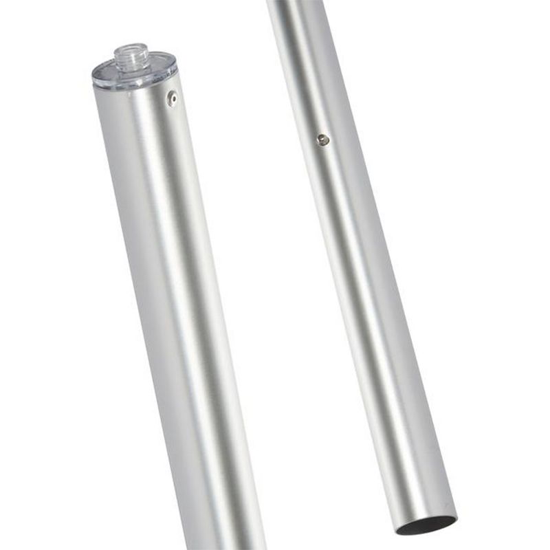 EZPOLE D-17 Heavy Duty Defender Flagpole with 360 Degree No Rope Swivel System, 17 Feet