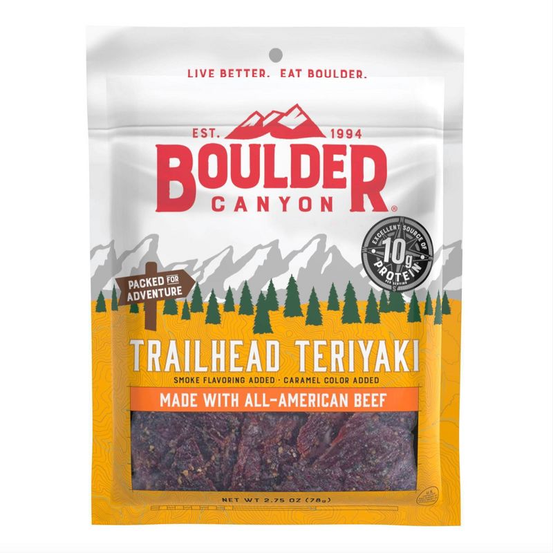 Boulder Canyon Trailhead Teriyaki Beef Jerky - 2.75oz