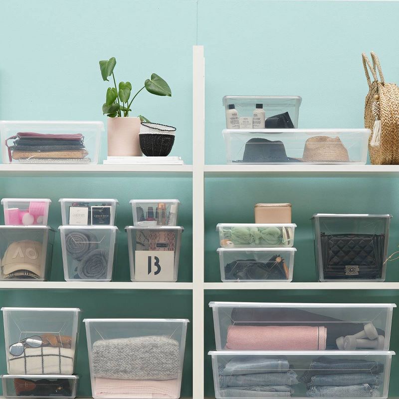 Ezy Storage 23.1L/24.4qt Karton Clear Boot Box