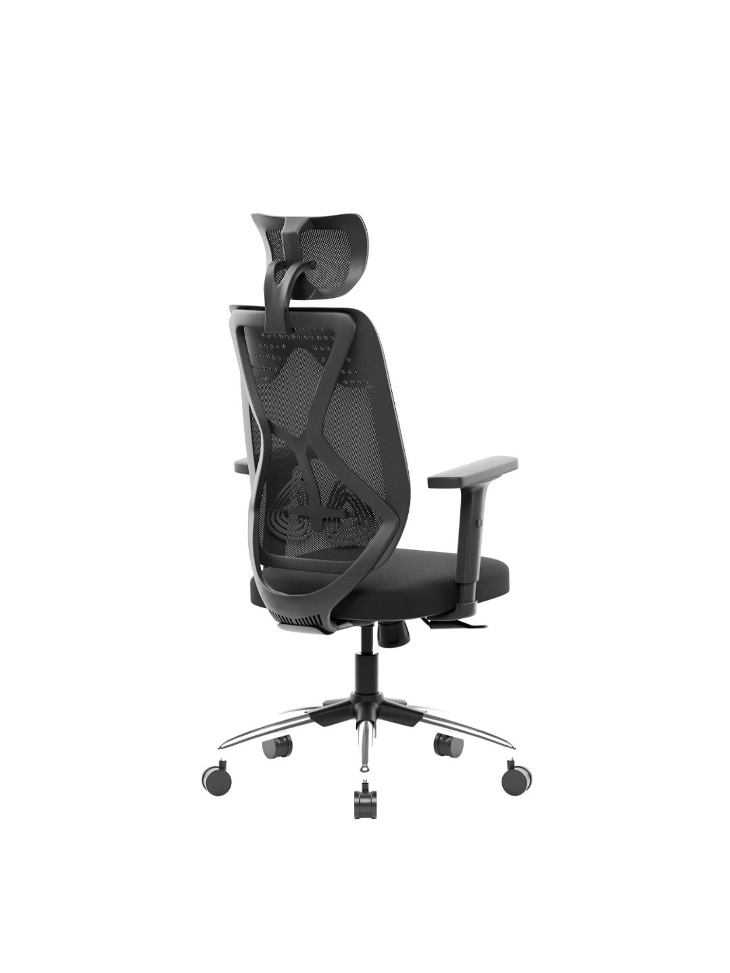 Green Soul Zodiac Black Plastic High Back Office Chair