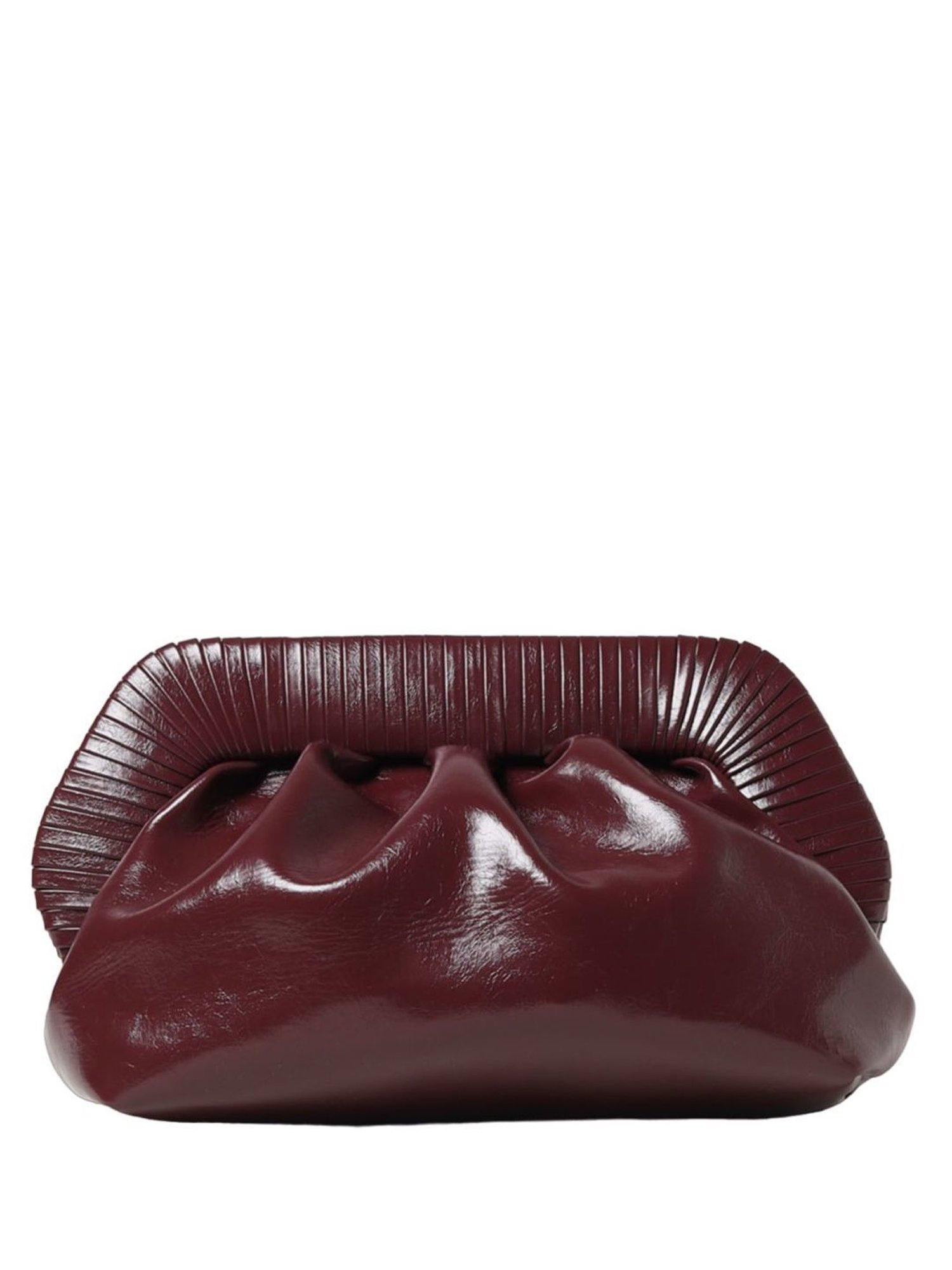 Themoire Marsala BIOS Cordonia Shiny Clutch