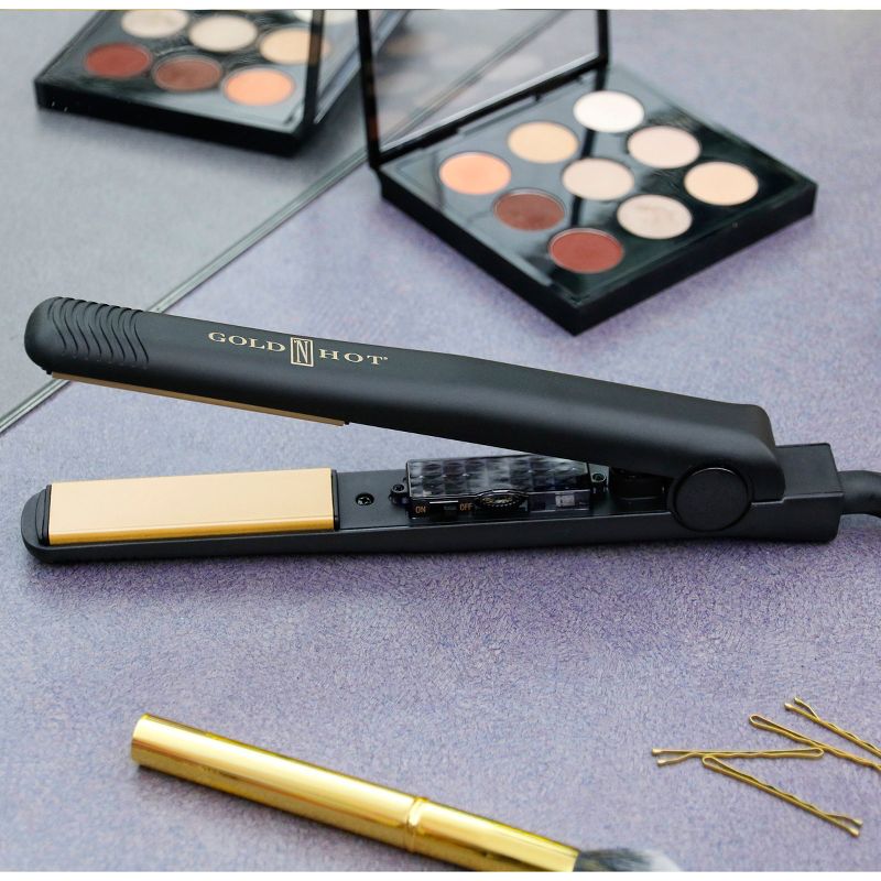 Gold-N-Hot Professional Ceramic Flat Iron - 1"