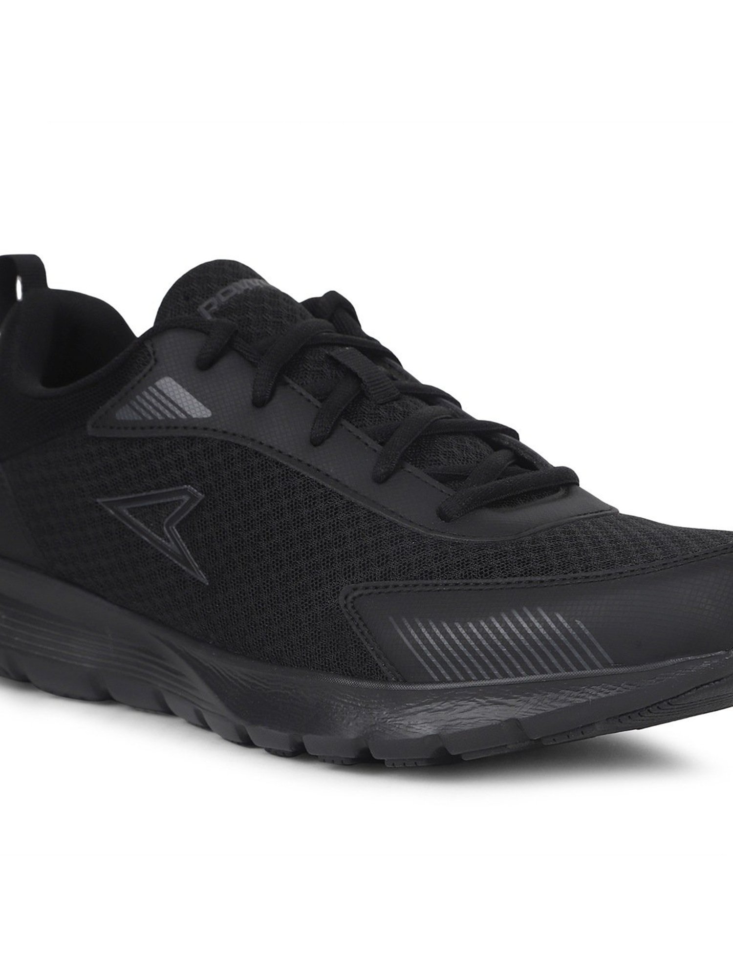 Power by Bata Men's WAVE BELMONTE Black Running Shoes