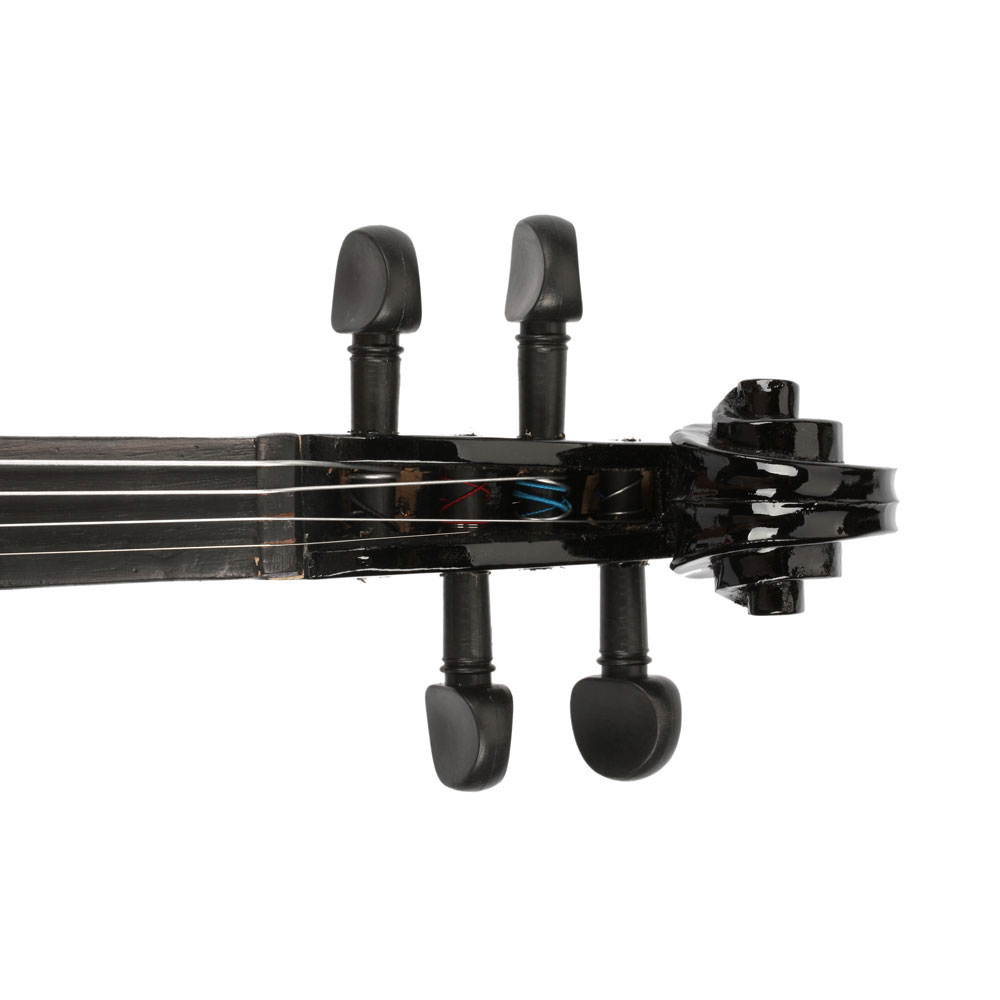 3/4 Size Acoustic Violin Fiddle w/ Case & Bow & Rosin for Beginner Black
