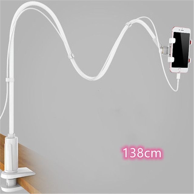 Phone holder,Flexible Long Arm Mobile Phone Holder Stand Lazy  for 3.5 to 6.3 inch phones Cell Phone Holder Desk for Phone Table