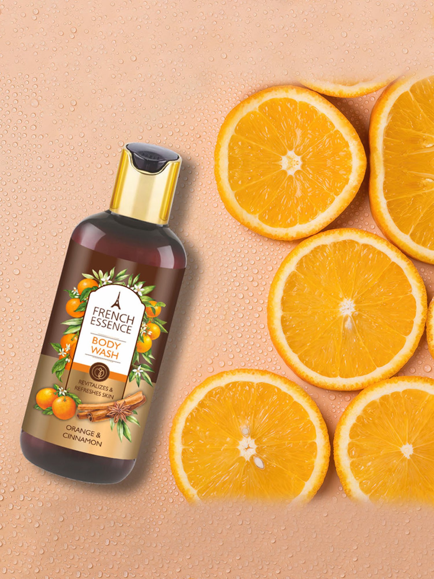 French Essence Orange & Cinnamon Body Wash - 300 ml