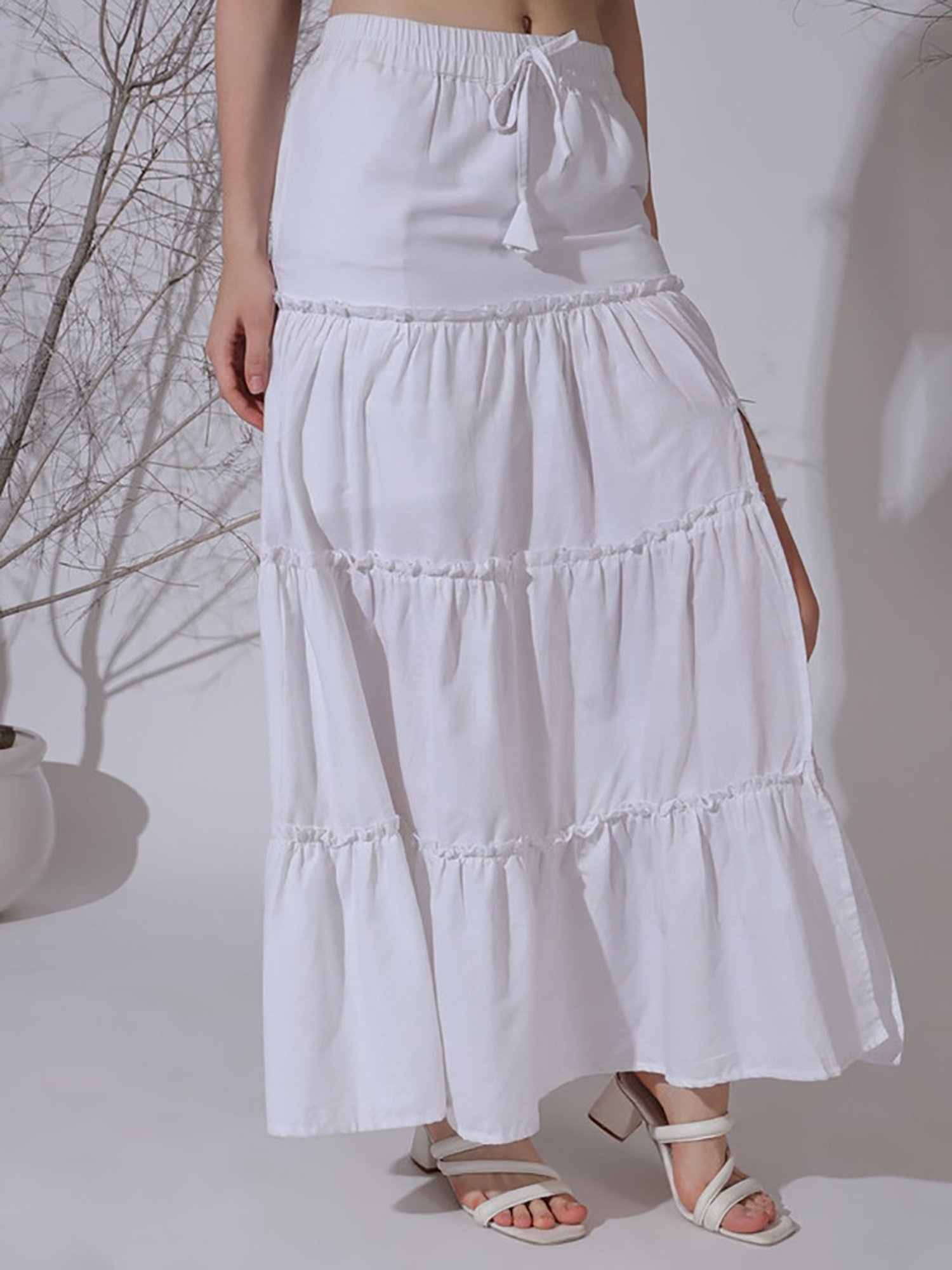 NEUDIS White Maxi Skirt