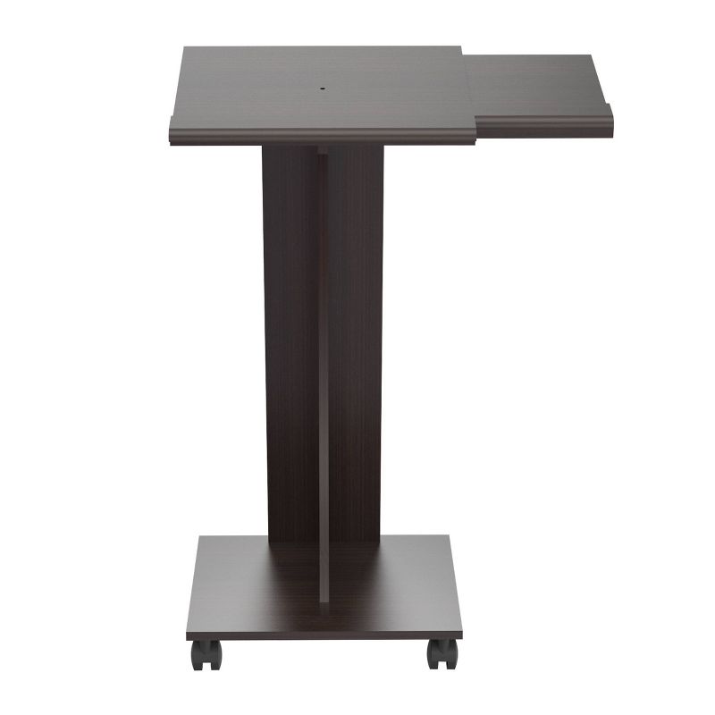 Rolling Laptop Cart Espresso - Inval