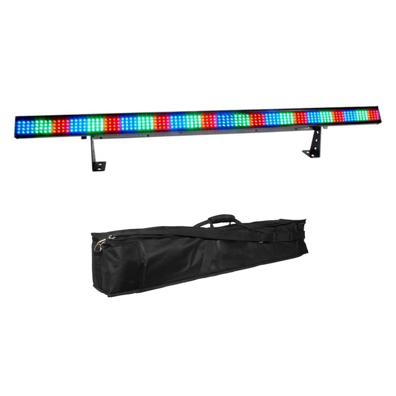 Chauvet DJ COLORstrip 4 Channel DMX LED RGB Light Bar Fixture + Soft Case Bag
