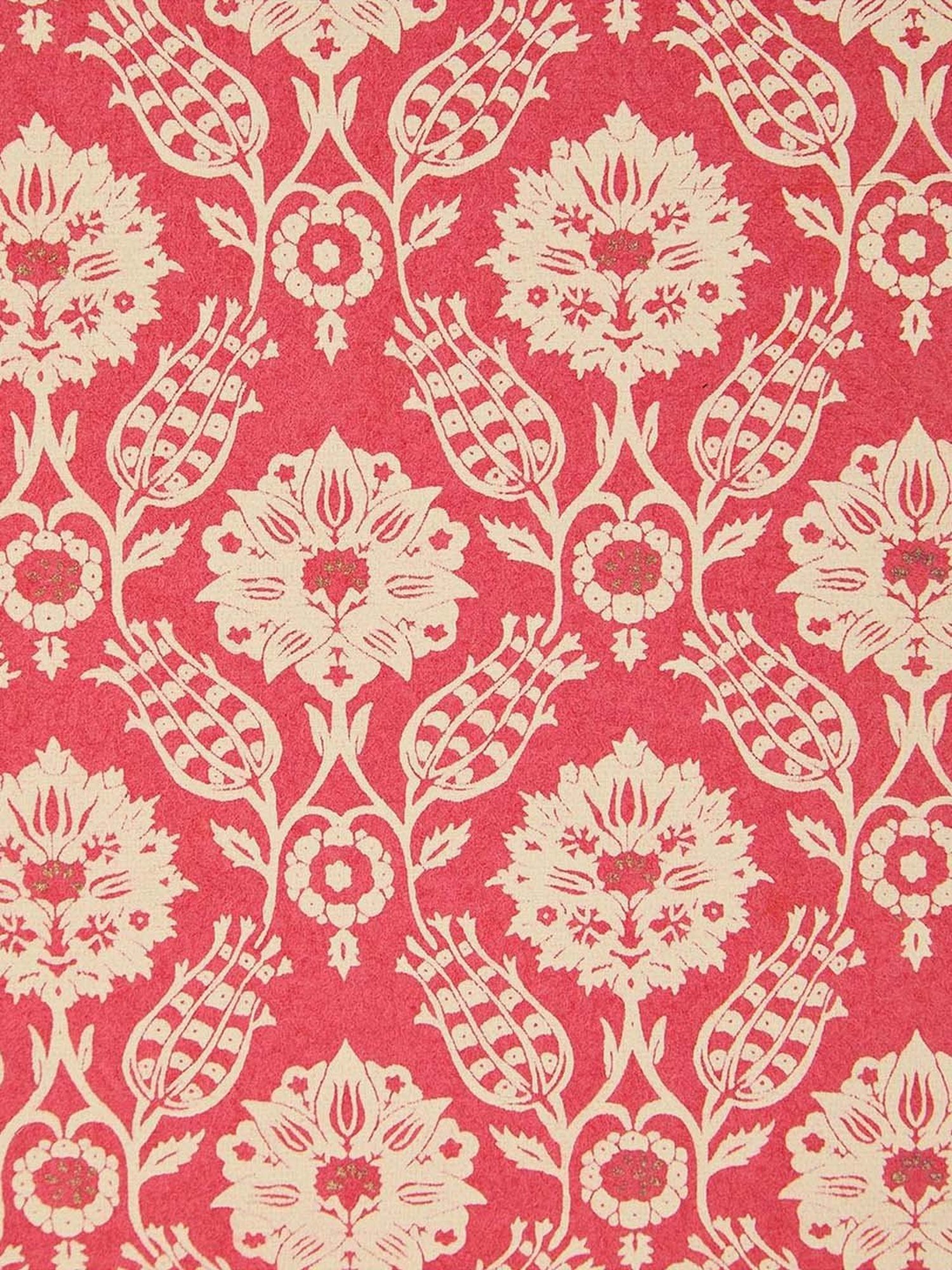 Fabindia Home Pink Paper Printed Sarkhaab Large Notebook