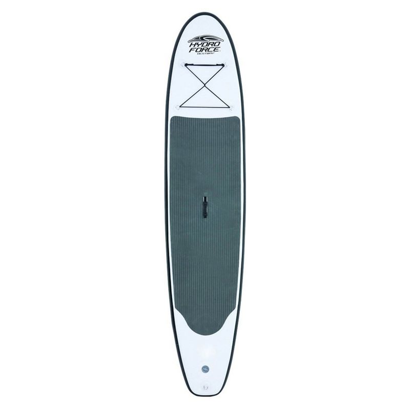 Bestway Inflatable Hydro-Force Wave Edge 10 Foot x 27 Foot Stand Up Paddle Board with Non-Slip Deck, SUP Accessories, Inflation Pump and Travel Bag