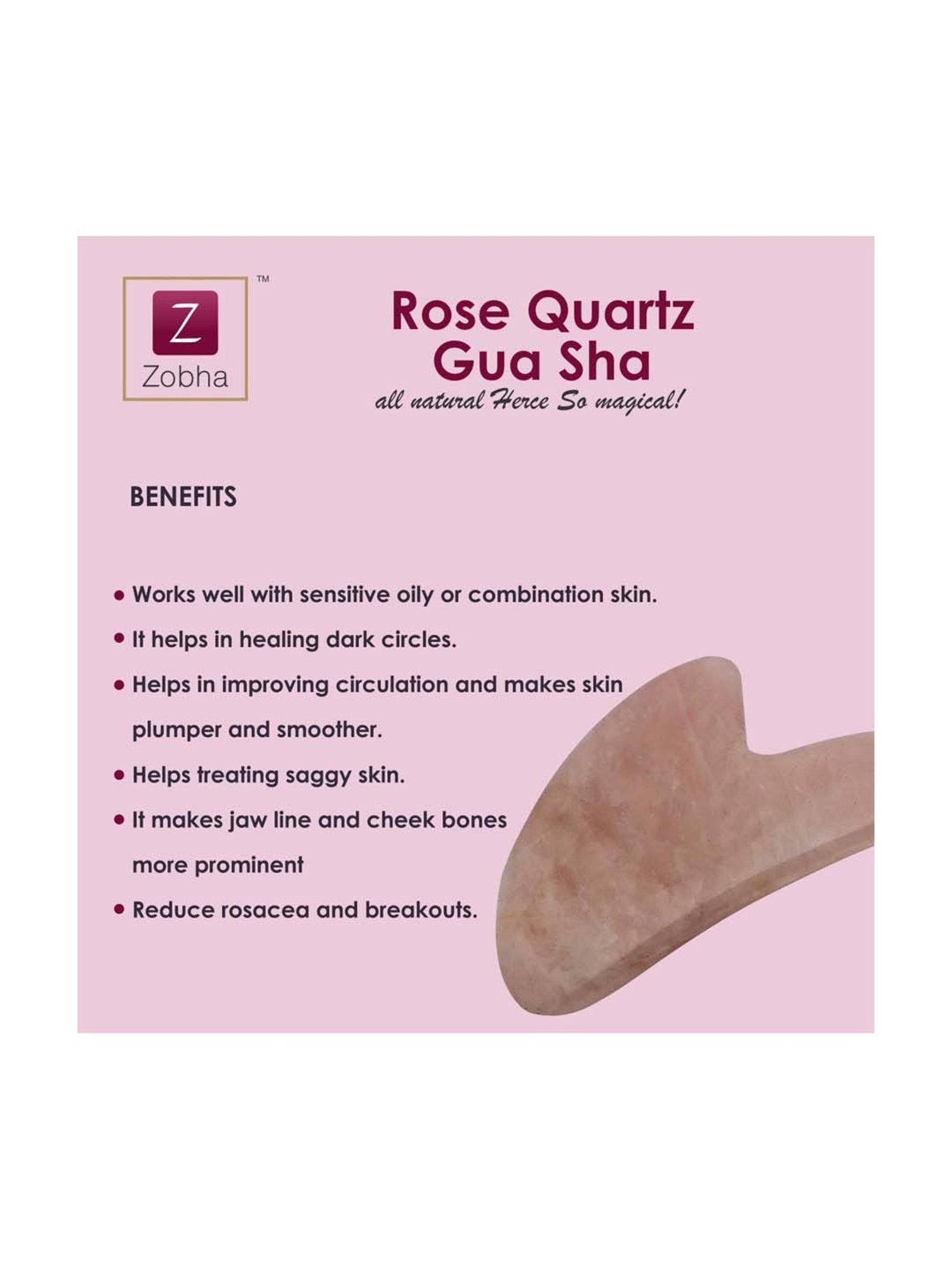 HofB- House of Beauty Quartz Roller - 1 Pc