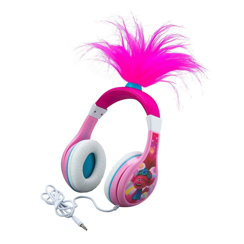 Trolls World Tour Youth Poppy Kids Wired Headphones