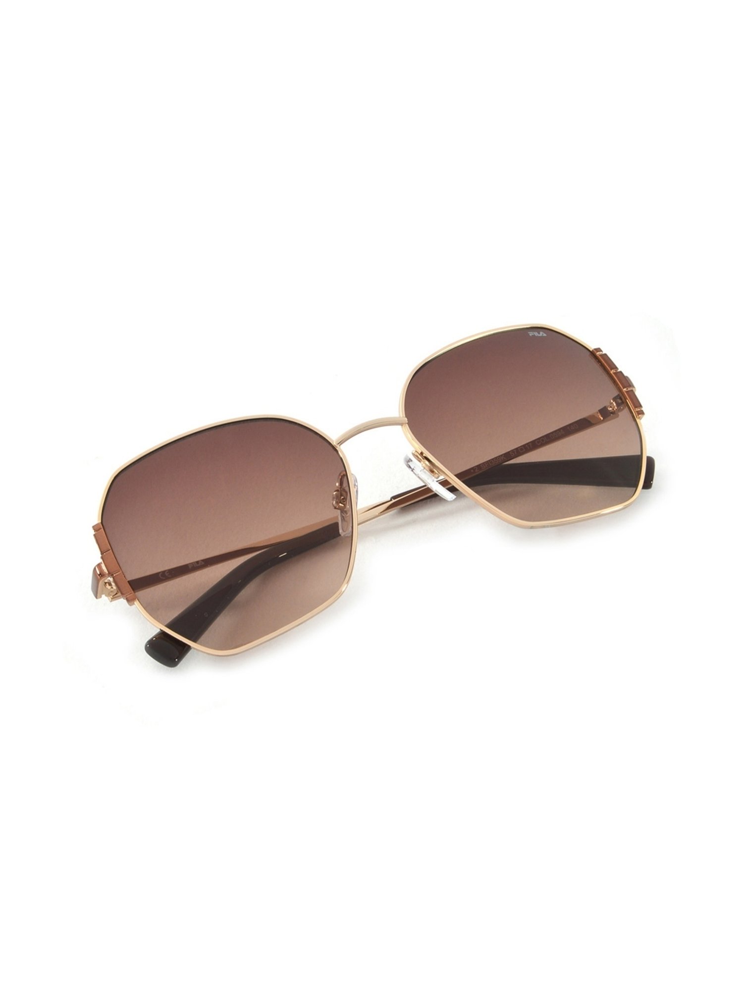 Fila Brown Square Sunglasses for Women
