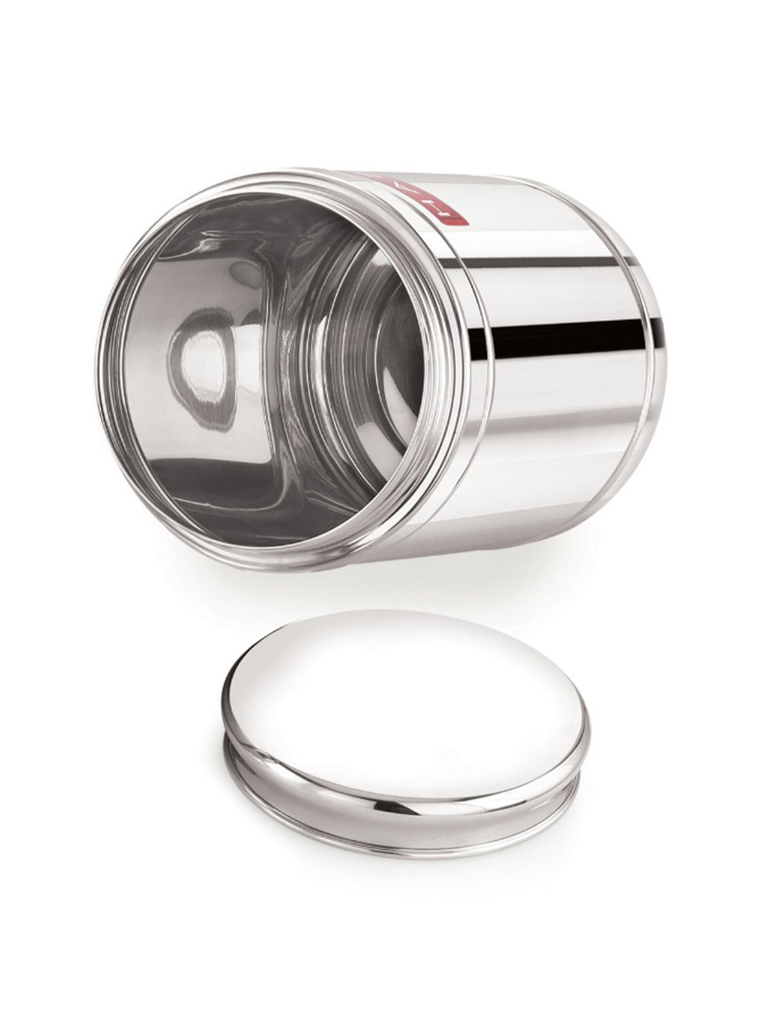 HAZEL Silver Stainless Steel Containers - Set of 6 (0.8L)