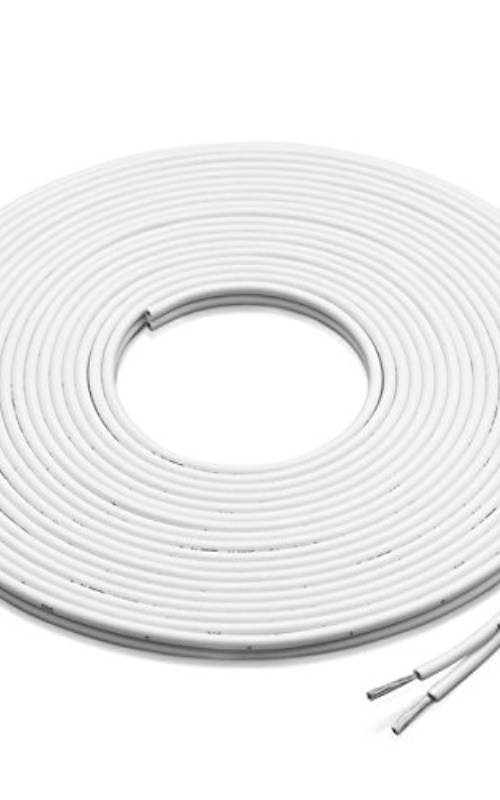 jl audio xmwhtsc1625 25 ft. white 16 awg parallel conductor speaker cable