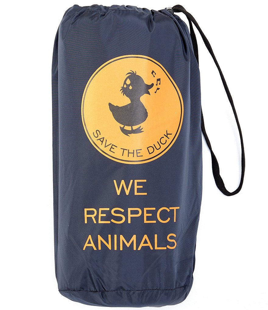 Save The Duck Emily Packable Hooded Rain Jacket