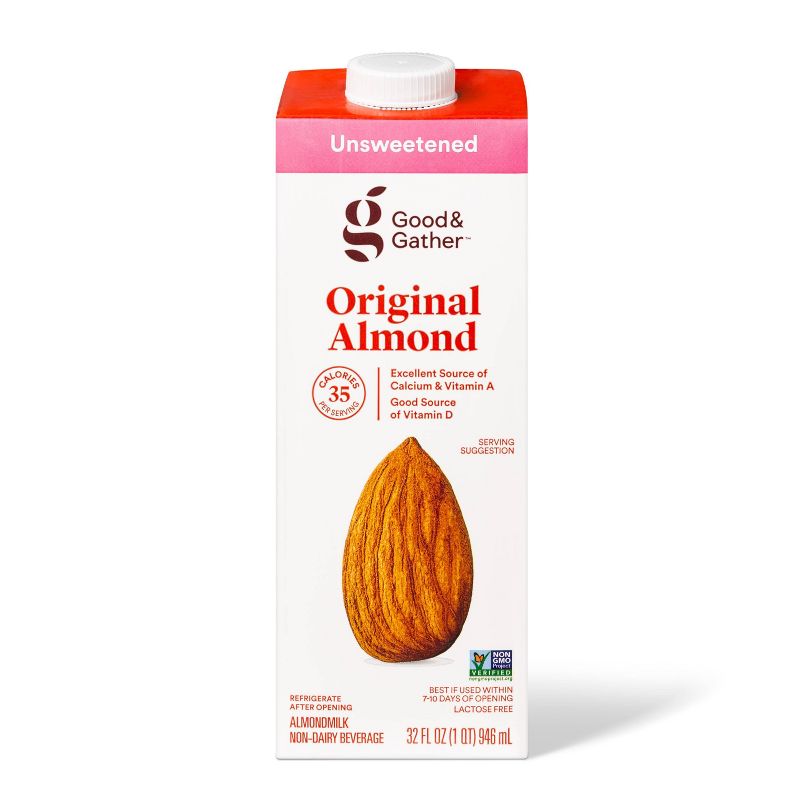 Unsweetened Almond Milk - 32oz - Good & Gather™