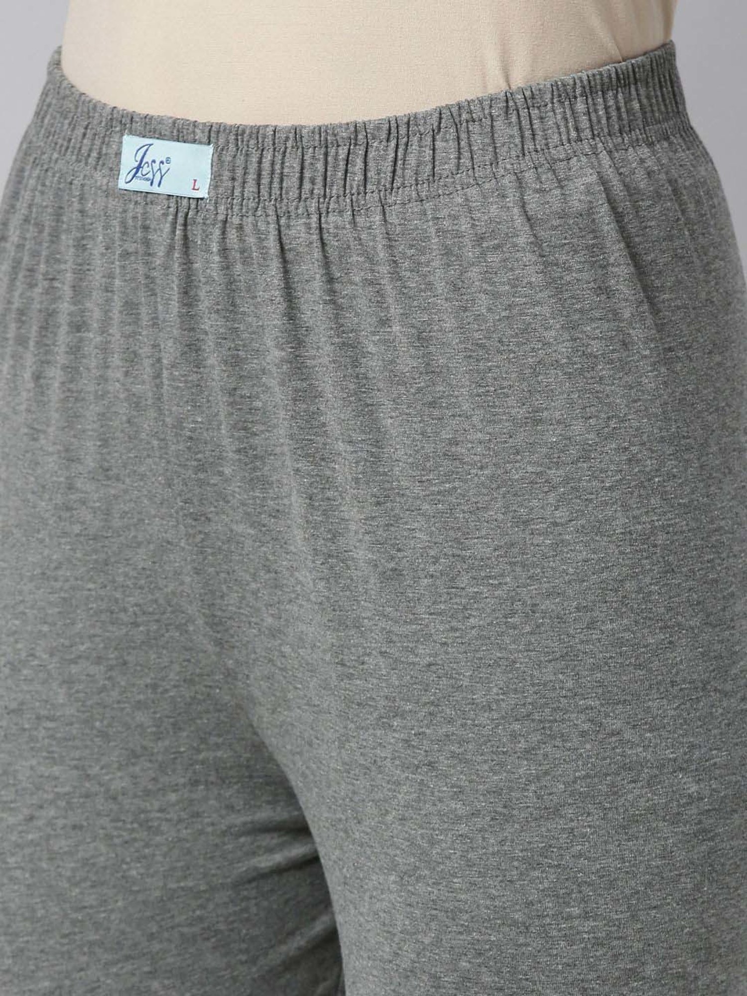 JCSS Green & Mustard Cotton Leggings - Pack Of 2