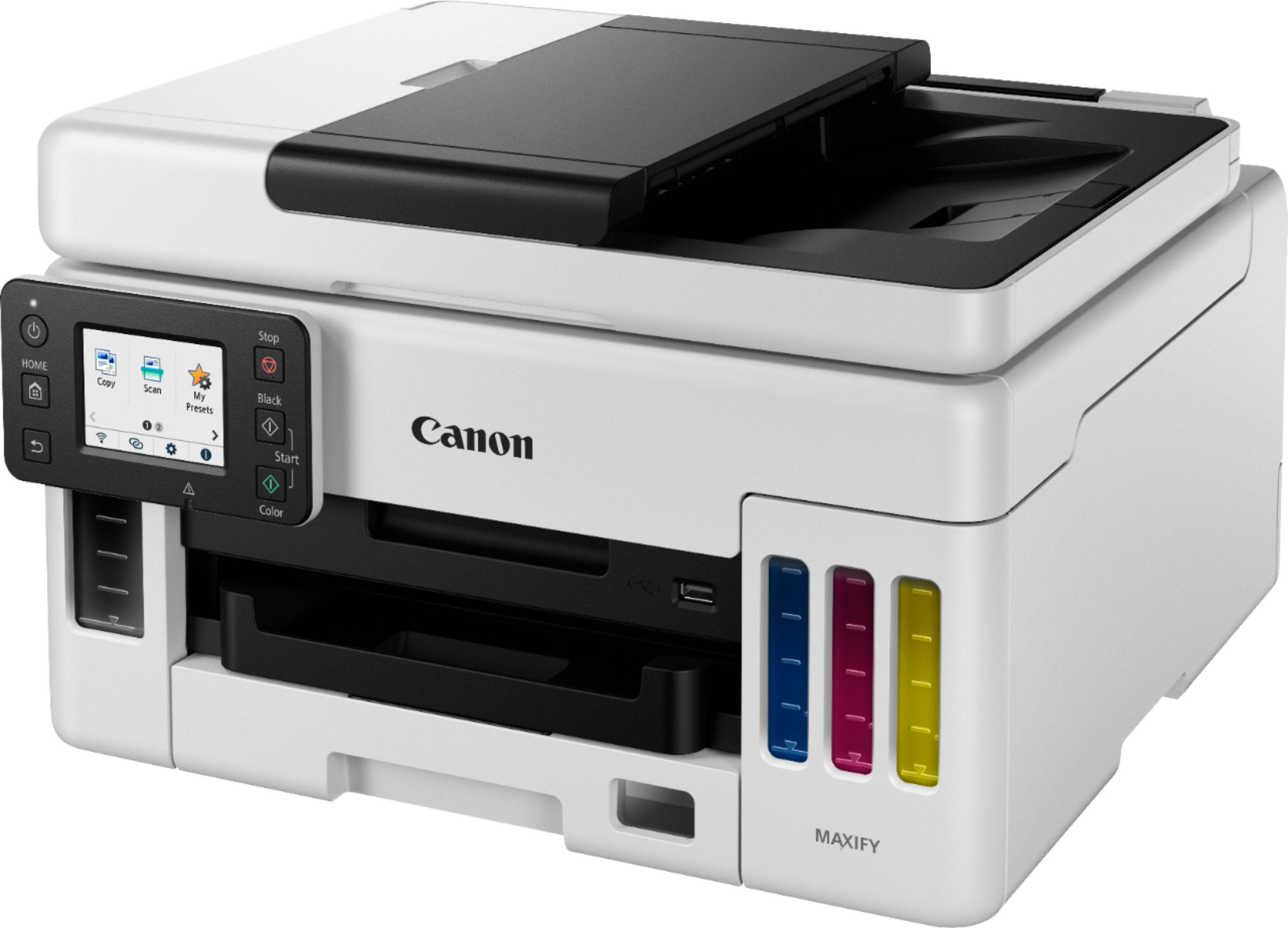 Canon - MAXIFY MegaTank GX6020 Wireless All-In-One Inkjet Printer - White (4470C002)