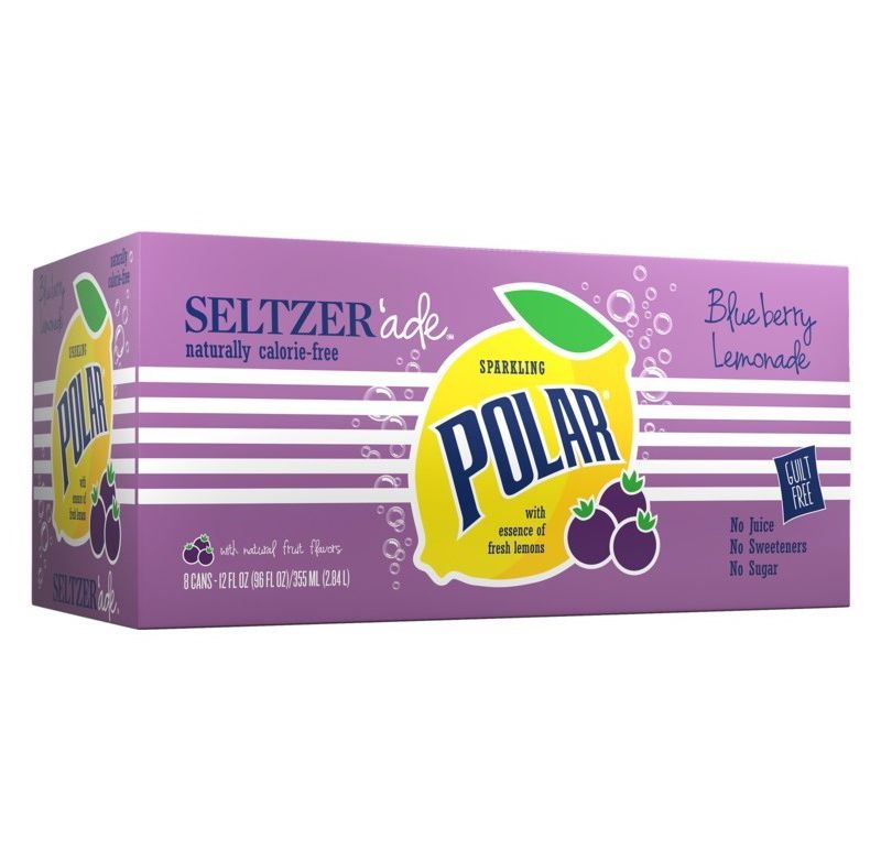Polar Seltzerade Blueberry Lemonade - 8pk/12 fl oz Cans