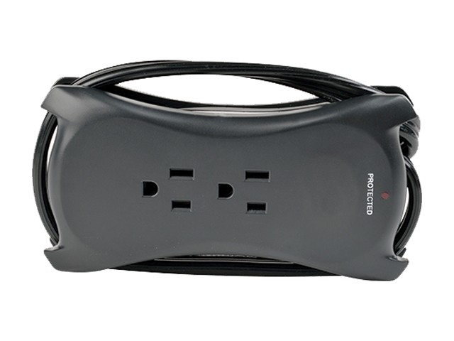 Uninex PS102 RF Remote Control Power Managed 6-Outlet Energy Controlled Surge Protector, Eliminates Standby Idle Electricity Usage, 6-Foot