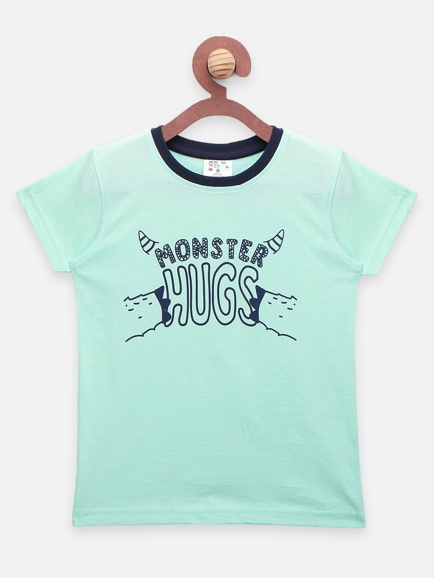 LilPicks Kids Multicolor Cotton Printed T-Shirts (Pack of 2)