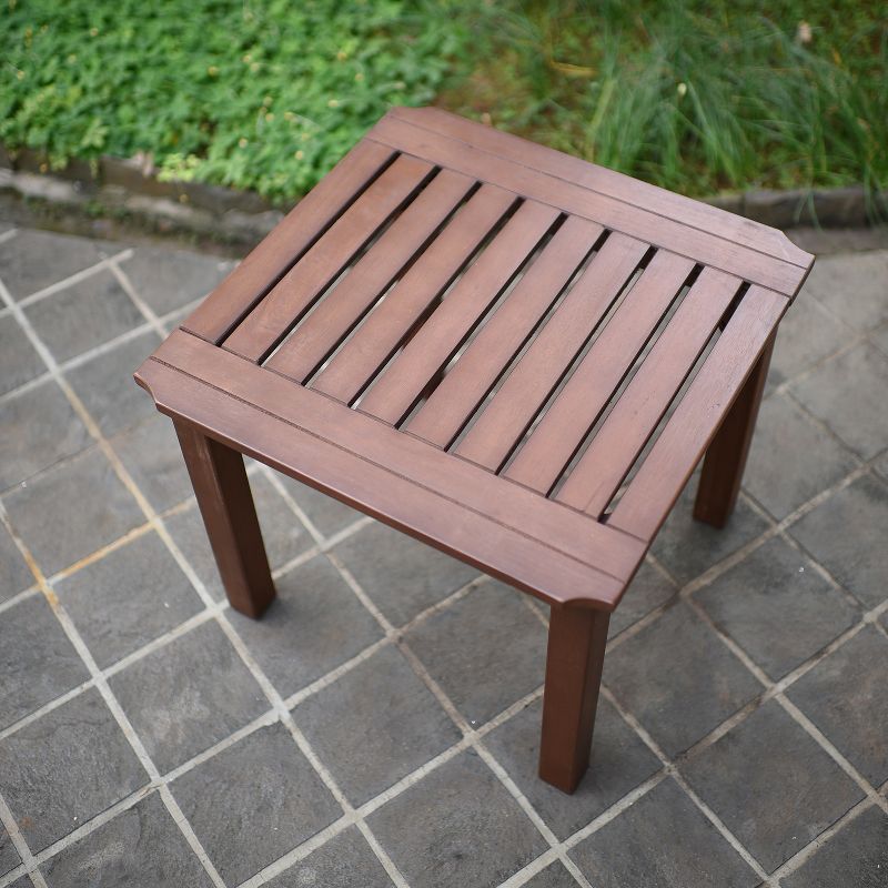 Sopra Wood Patio Side Table - Cambridge Casual
